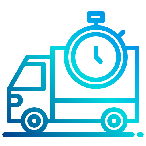 Delivery time xnimrodx Lineal Gradient icon