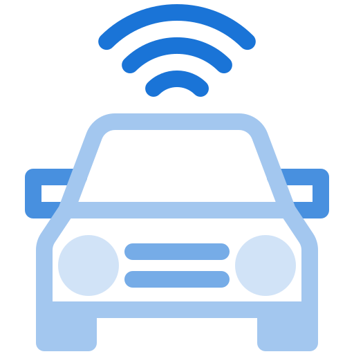 auto inteligente icono gratis