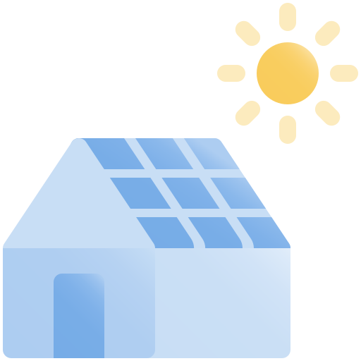 energía solar icono gratis