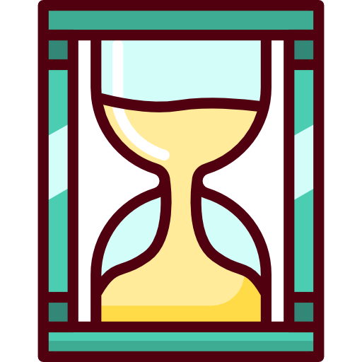 reloj de arena icono gratis