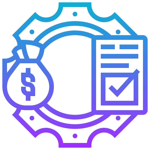 presupuesto icono gratis