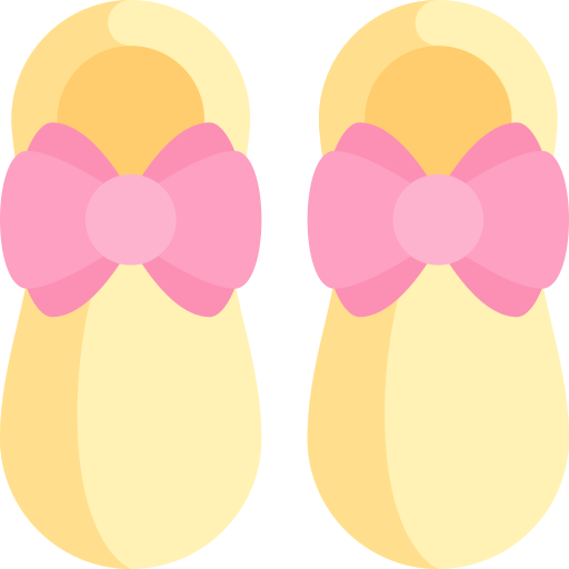 zapatos de bebé icono gratis