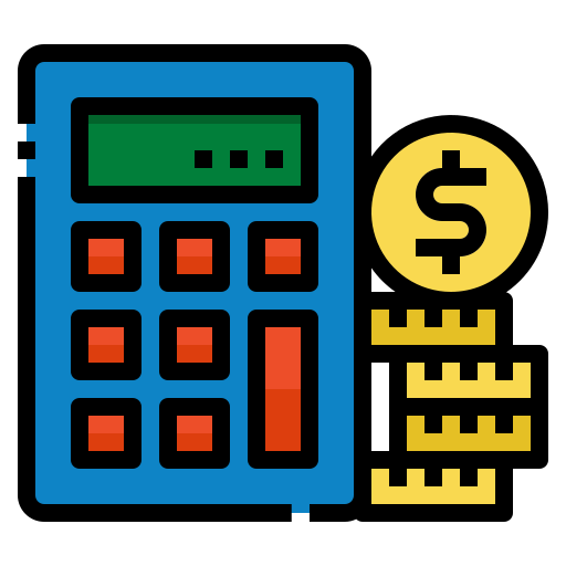 Calculator Generic Outline Color icon