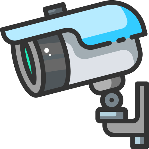 cámara de cctv icono gratis
