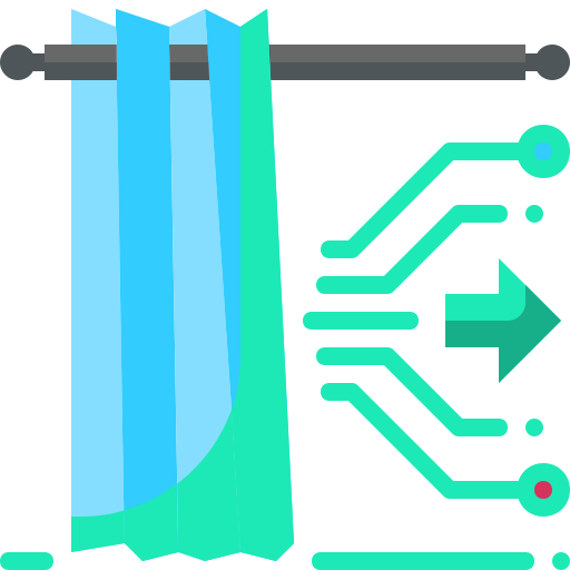 Smart curtain free icon