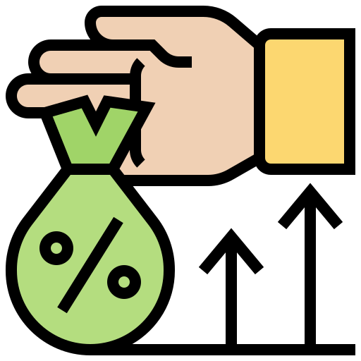 Percentage free icon Percentage free icon