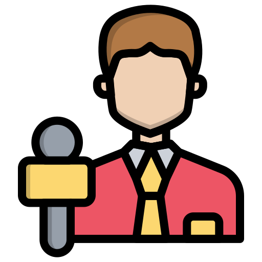 Journalist Generic Outline Color icon