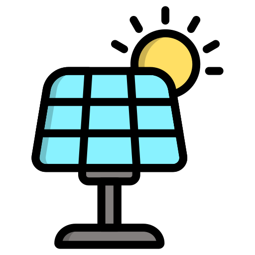 energía solar icono gratis