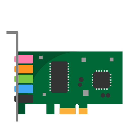 Sound card free icon