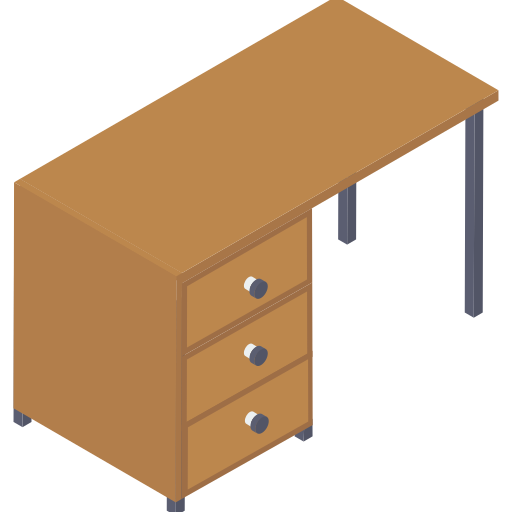 Office desk Generic Isometric icon