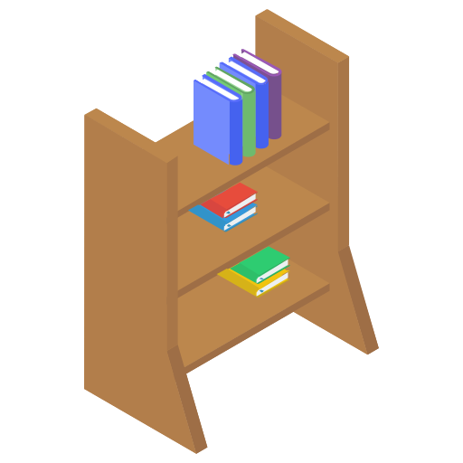 Bookshelves free icon