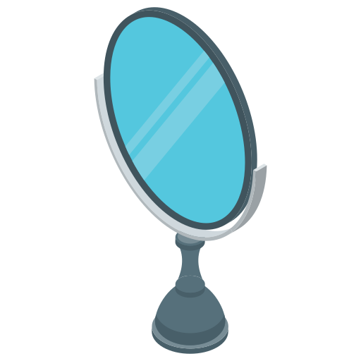 Hand mirror Generic Isometric icon