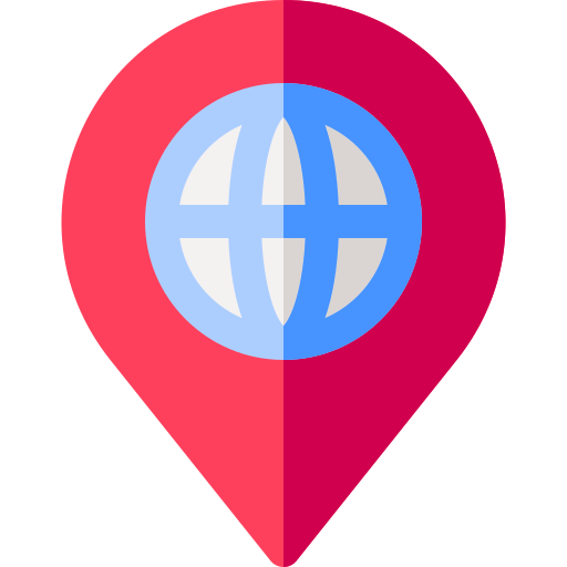 Location Basic Rounded Flat Icon