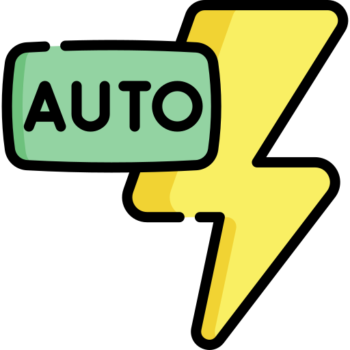 flash automático icono gratis