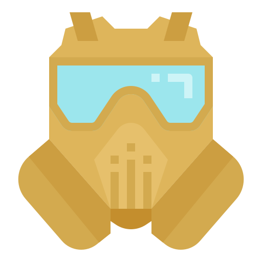 máscara de gas icono gratis