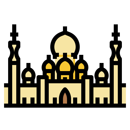 gran mezquita icono gratis