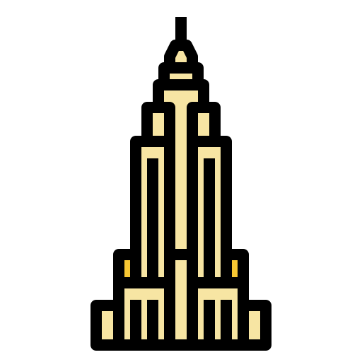 edificio empire state icono gratis