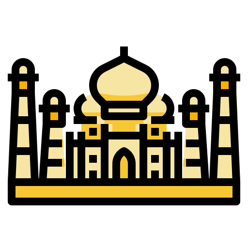 taj mahal icono gratis