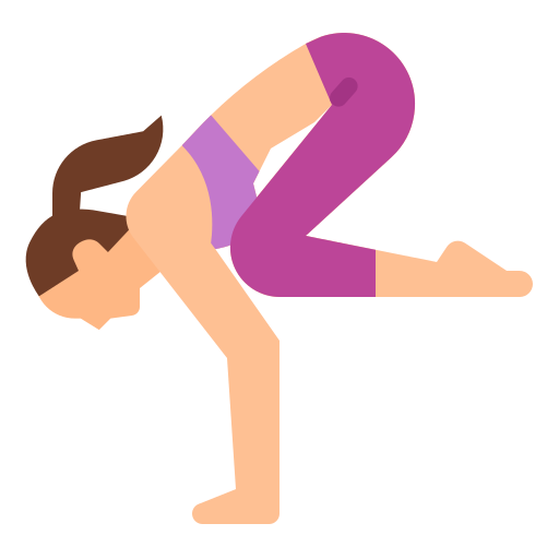 Beautiful yoga poses in circle home wall canvas - TenStickers