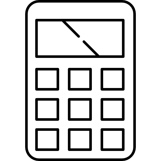 Calculator Icons Responsive Line 128px icon