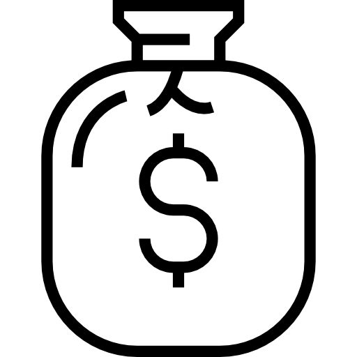 Money bag - free icon