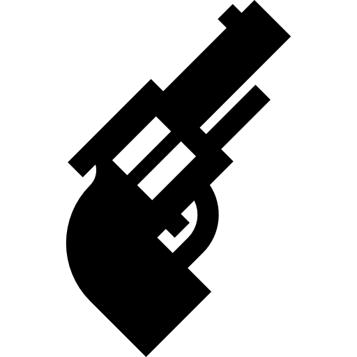 Revolver Basic Straight Filled icon