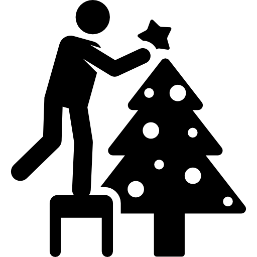 árbol de navidad icono gratis