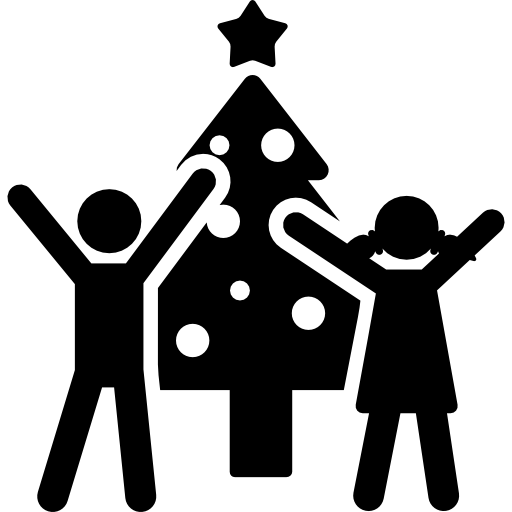 árbol de navidad icono gratis