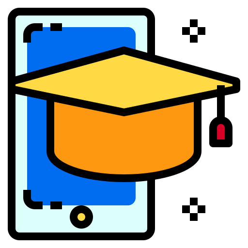 gorro de graduación icono gratis