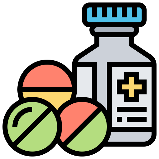 Drug Free Medical Icons 5062