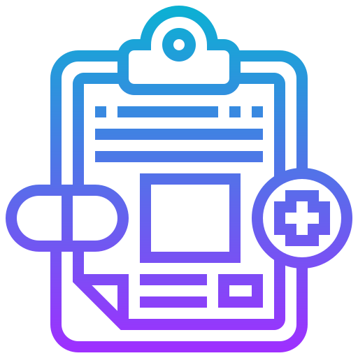 informe médico icono gratis