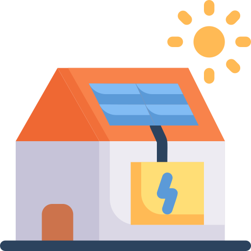 Solar House Generic Flat Icon