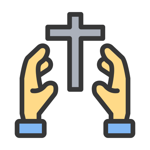 Cross Generic Outline Color icon