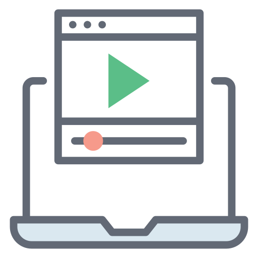 cours vidéo Icône gratuit cours vidéo Icône gratuit