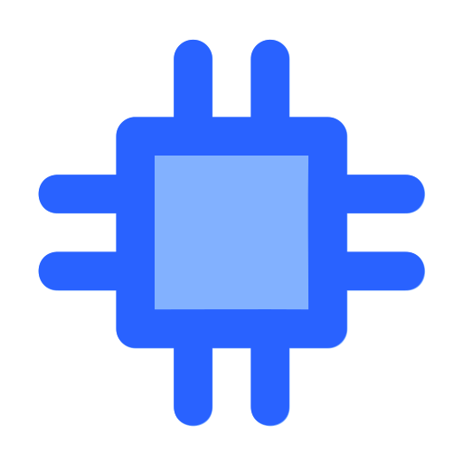 Cpu Generic Blue icon