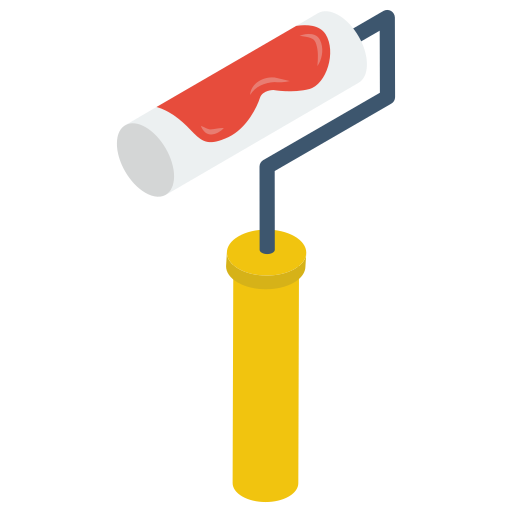 rodillo icono gratis