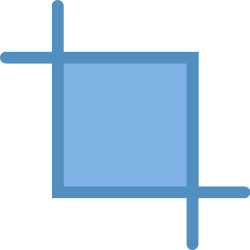 Crop Generic Blue Icon