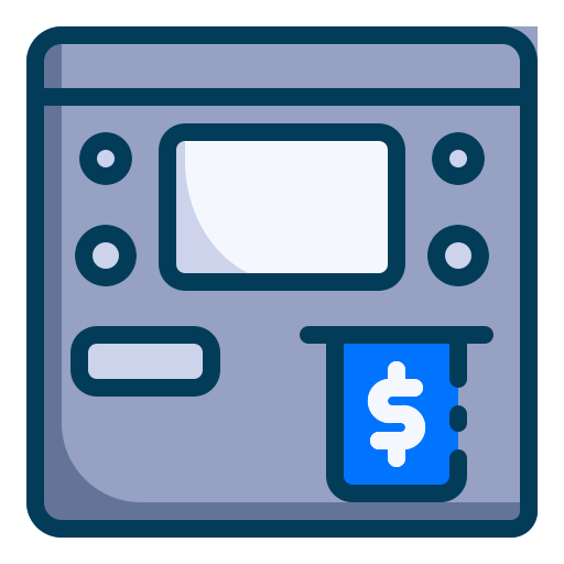 Atm Machine Generic Outline Color Icon