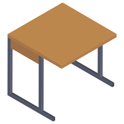 School desk Generic Isometric icon