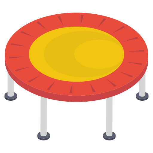 trampolín icono gratis