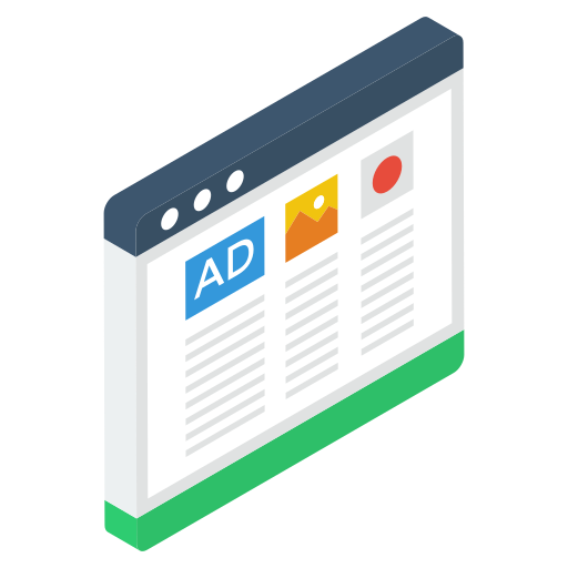 Advertisement free icon