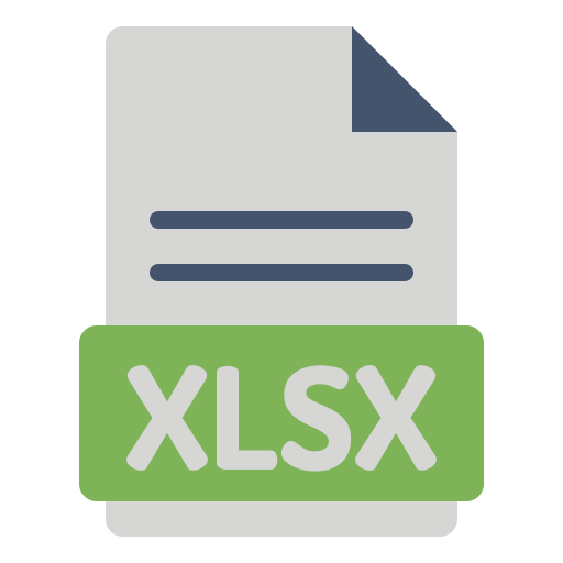 Xlsx file Generic Flat icon