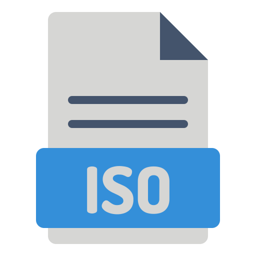 archivo iso icono gratis