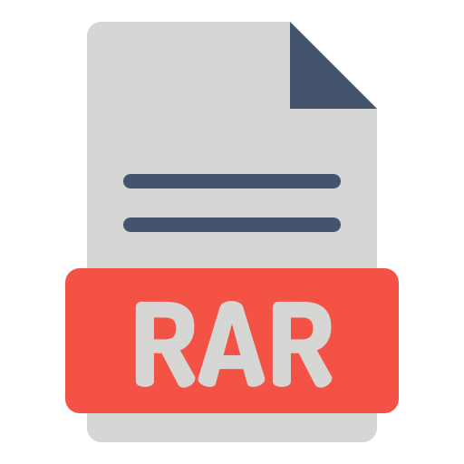 Rar file Generic Flat icon