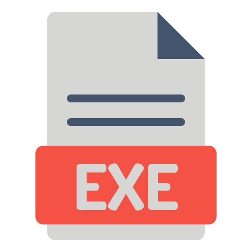 Exe file format free icon