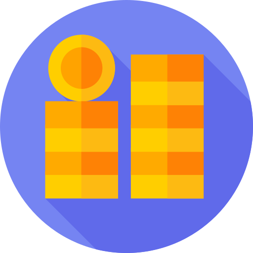 monedas icono gratis
