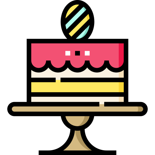 Cake Detailed Straight Lineal color icon