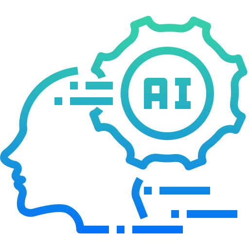 Artificial intelligence Winnievizence Outline gradient icon