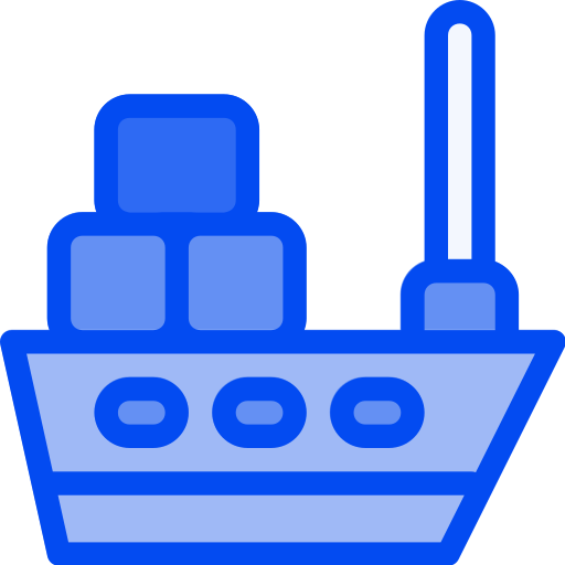 Cargo ship Generic Blue icon