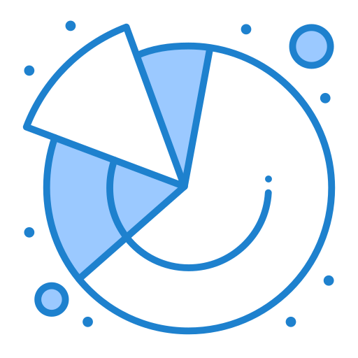Pie chart free icon